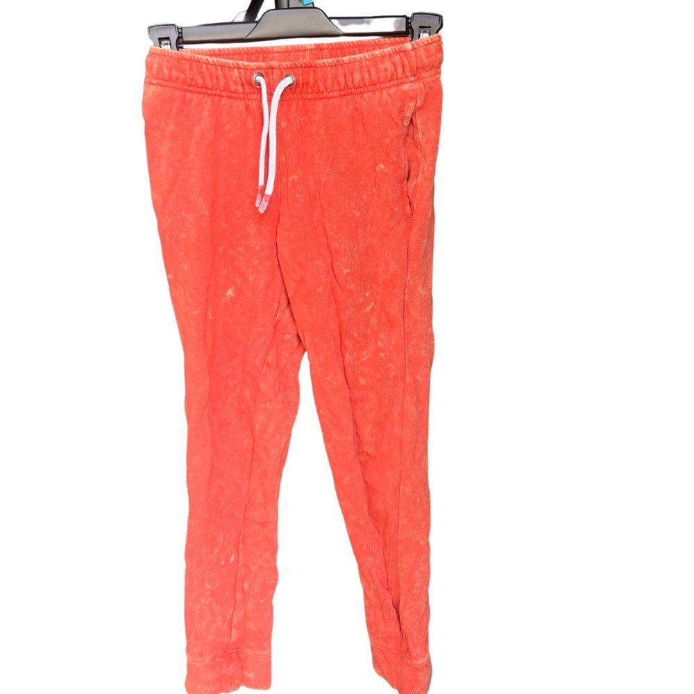 Cat and Jack Kids Boys Sweatpants Orange/Brown Sz S 6/7